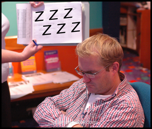 Cameraman Dan Catches Some Z's