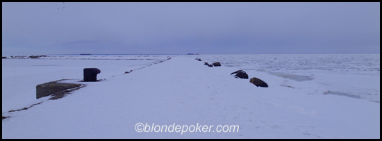 Frozen Baltic Sea