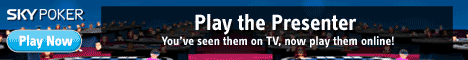 Play the Presenter with Sky Poker